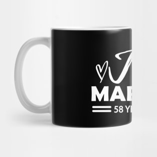 58th Wedding Anniversary - 58 years anniversary Mug